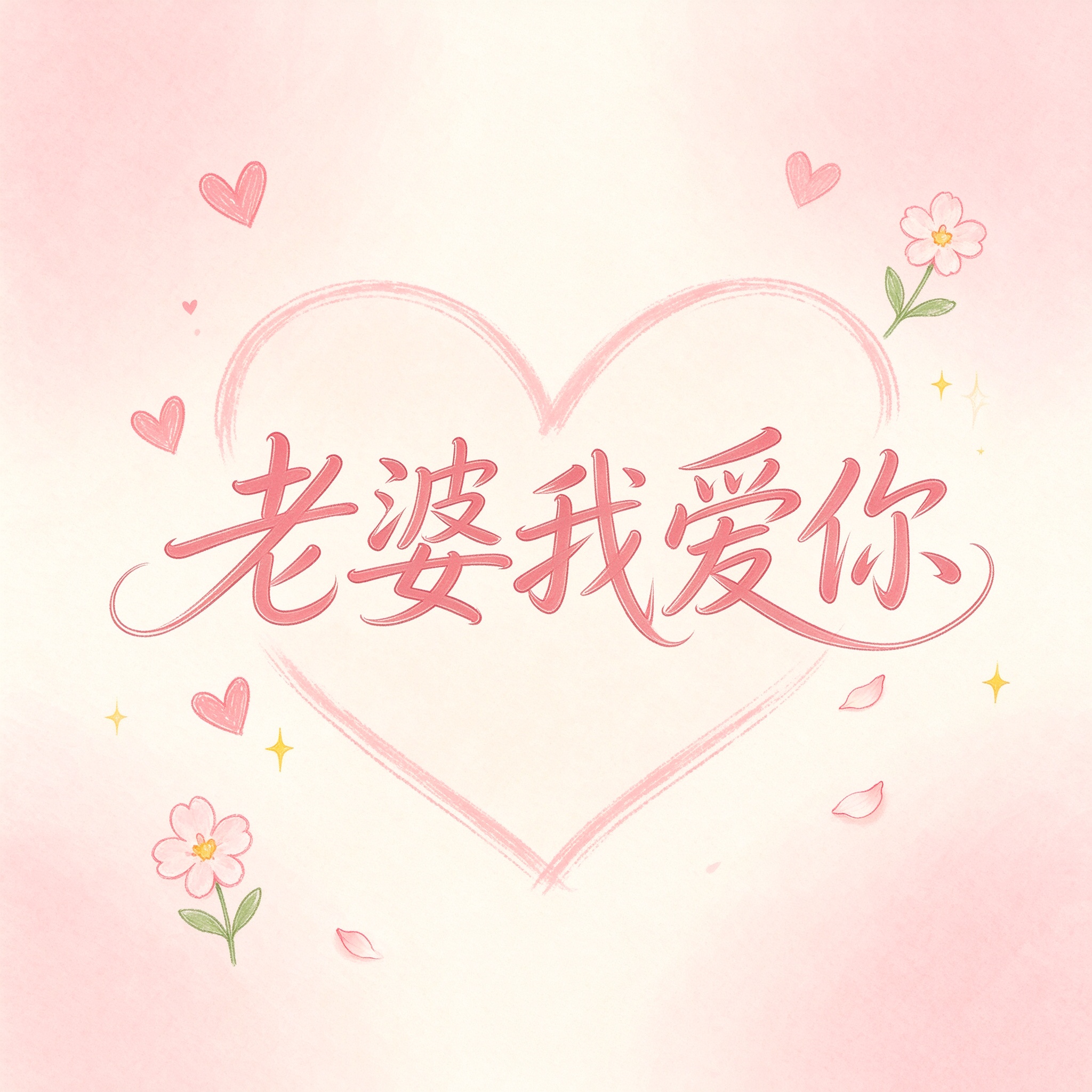 老婆我爱你